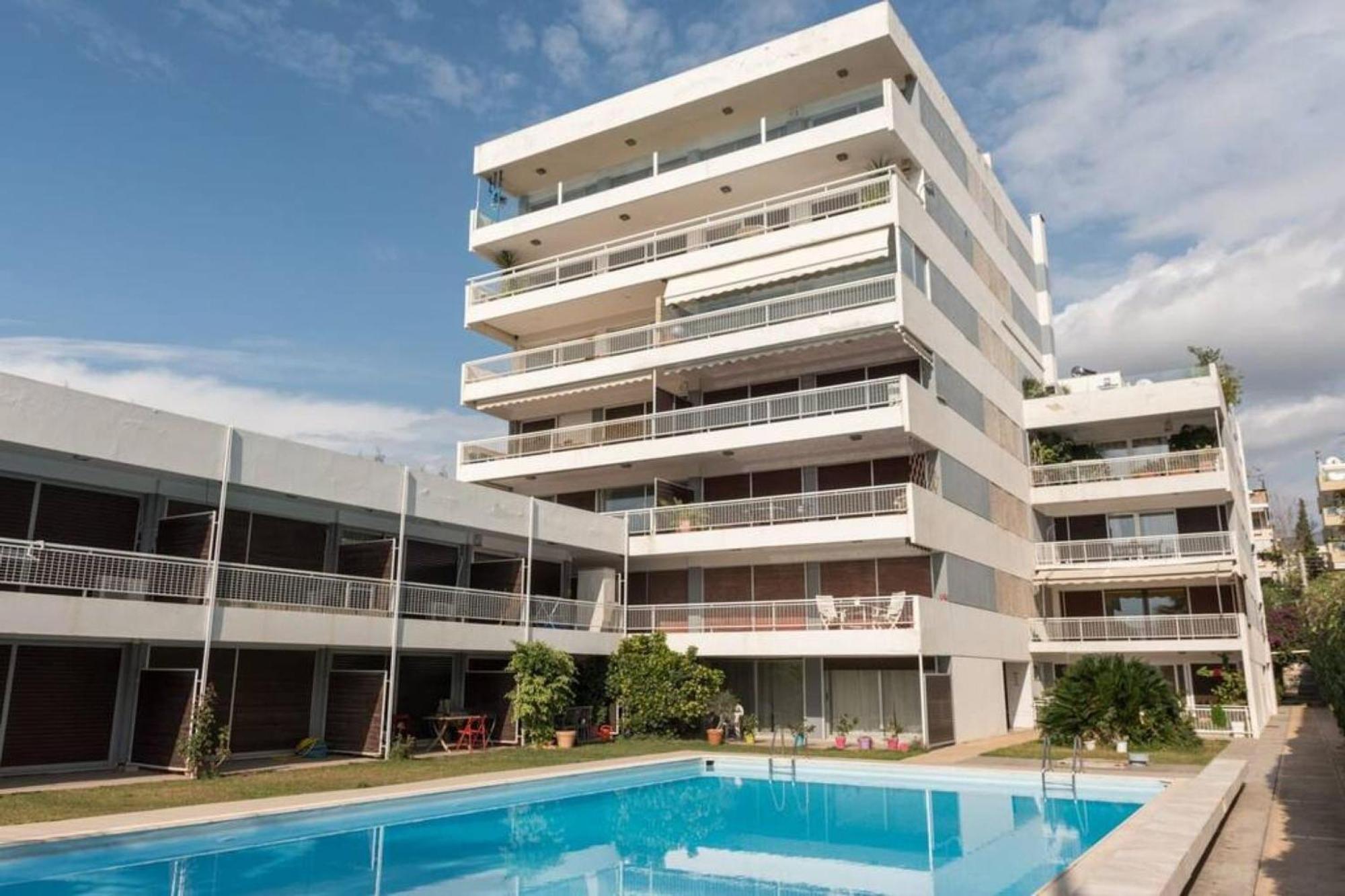 Βουλα A Gem At Voula 1' Walk From The Beach Apartment เอเธนส์ ภายนอก รูปภาพ